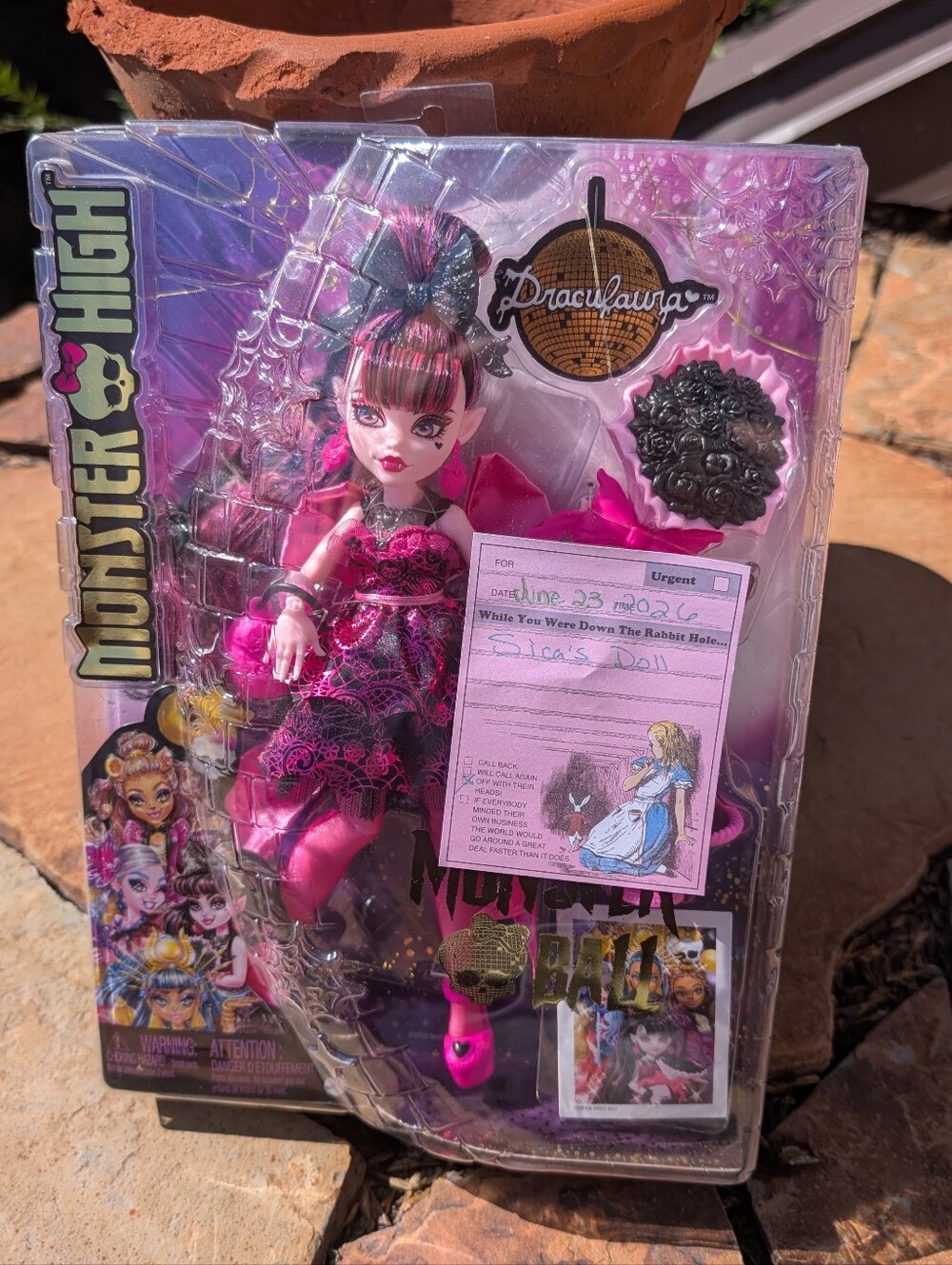 Monster High Draculara Monster Ball Doll, Brand New.
